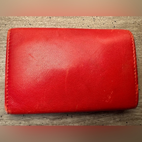 Gucci Vintage Red Leather Key Holder Wallet - Picture 2 of 11